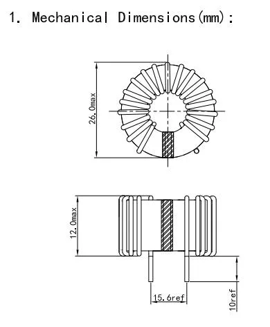 EMC Magnetic Components Common Mode Choke Inductor for UPS Power Supply