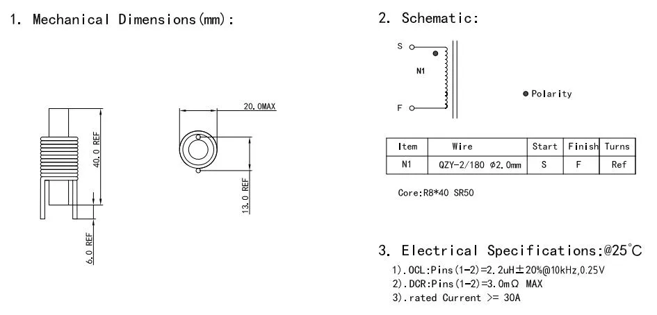 Power Magnetics Common Mode Choke Coil for Buck-Boost Converter