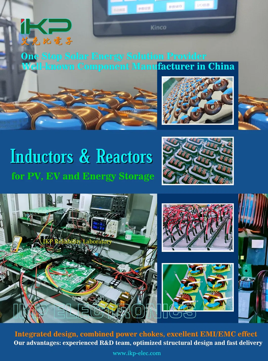 Coil Single Ikp Carton China Ferrite Core Inductor Differential Mode Choke in