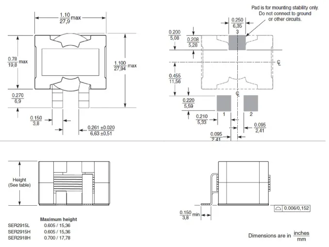 Flat Wire Pq Core High Frequency Transformers for DC-DC Converter