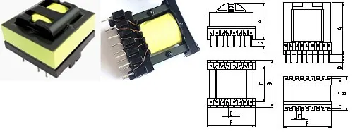 Etd34 Type SMPS High Frequency Transformer with Ikp Factory Prices
