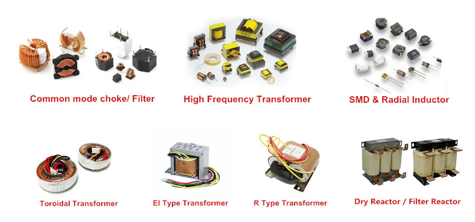 High Voltage Frequency Electric Power Supply Transformer with Ferrite Core