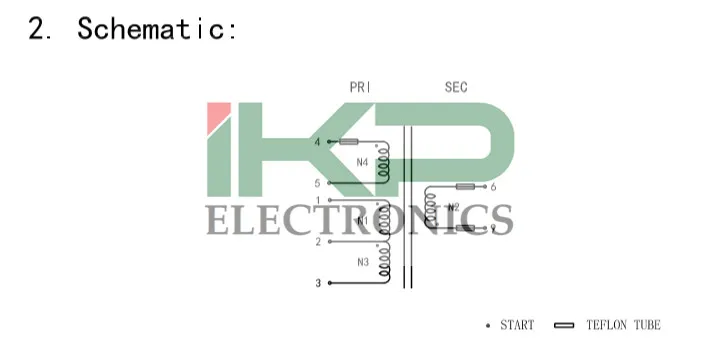 EDR 2810/ EDR40 High Frequency Transformer for Industrial Lighting in Stock