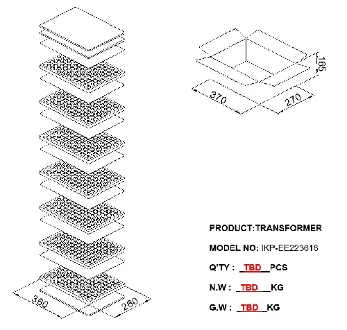Customized Eel Type Flyback Transformers with Factory Prices