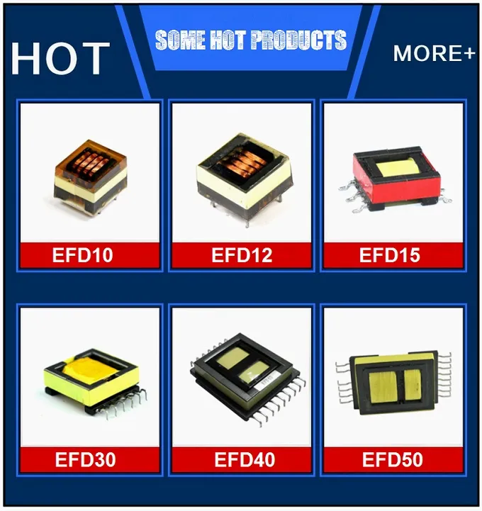 Customized SMD Type Efd Core SMPS High Frequency Pulse Transformer