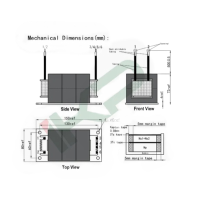 Variable 3 Phase Ikp-Elec Air Coil Flat Wire Power Inductor