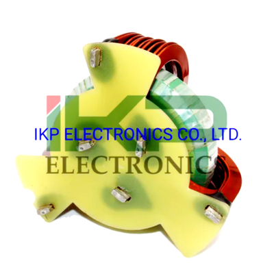 Customized 3 or 4 Phase Flat Wire Vertical Winding High Current Choke Coils for New Energy