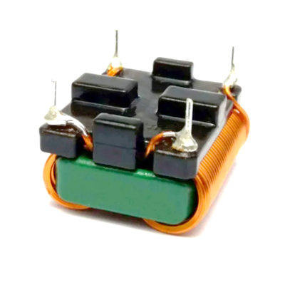 Square Ferrite Core Common Mode Choke Coil Filter Inductors with Flat Copper Wire
