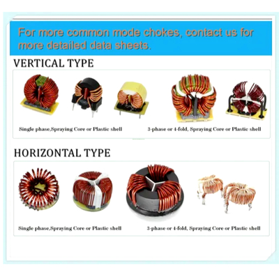 Common Mode Power Inductor with Base or Case