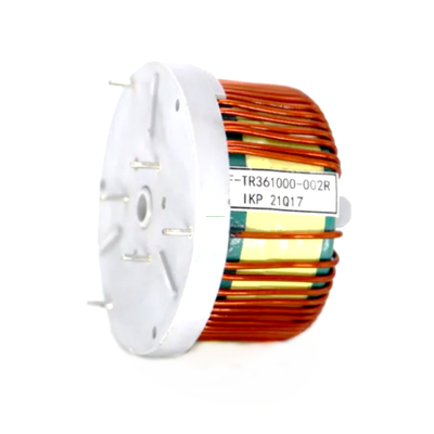 Vertical Common Mode Choke Coil with Toroidal Mn-Zn Ferrite Core in Solar and Wind