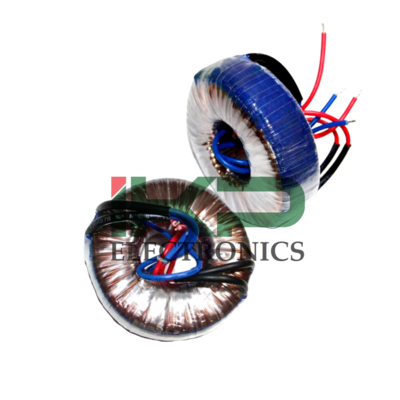 80VA Rated Power 50/60Hz Frequency 98*45mm Outside Dimension D*H Toroidal Transformer for Door Control System