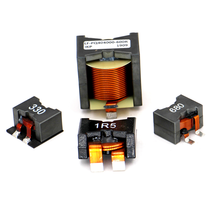High Current PQ/RM/EP/EQ/Toroid Type Magnetic Shielded Flat Wire Edge Winding Power Inductors