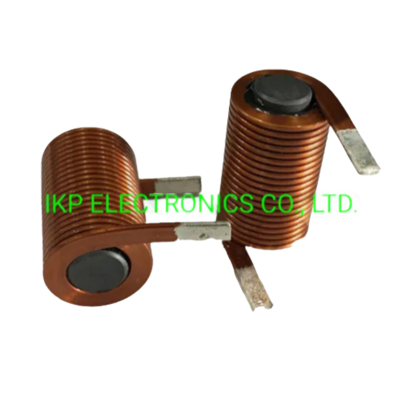 High Current Horizontal R0630 Flat Wire Ferrite Rod Core Power Inductors From Ikp Factory