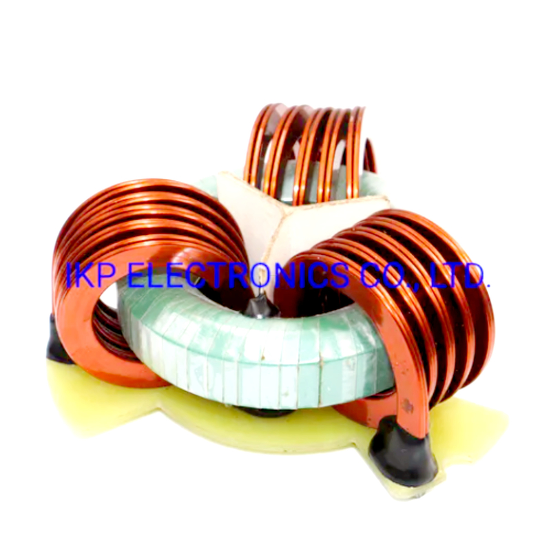 Customized 3 or 4 Phase Flat Wire Vertical Winding High Current Choke Coils for New Energy